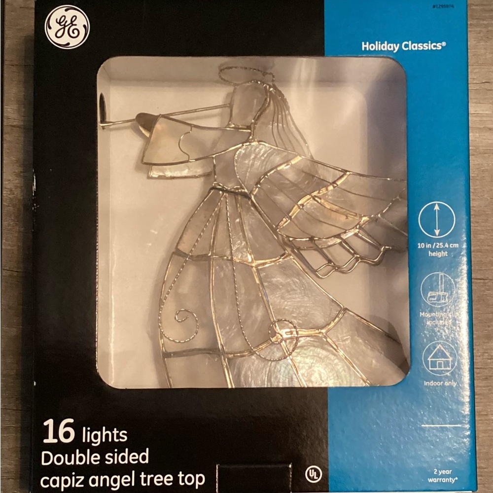 GE Double sided Angel Tree Topper